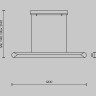 Подвесной светильник MAYTONI MOTION MOD276PL-L40W3K