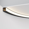 Радиусный профиль MAYTONI ALM-3535R-B-IN-90°-1,5M 35x35 Ø1500мм внутренний 1/4 круга черный ALM-3535R-B-IN-90-1,5M